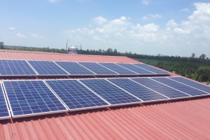Điện mặt trời hòa lưới 5,5kw tại Tam Bình, TP. Vĩnh Long