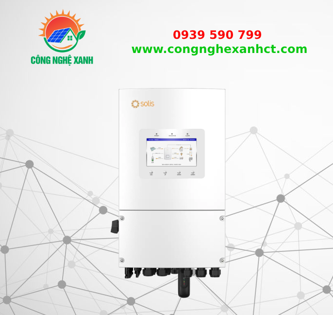 Biến tần Inverter Hybrid Solis 12kW 1 Pha S6-EH1P12K03-NV-YD-L