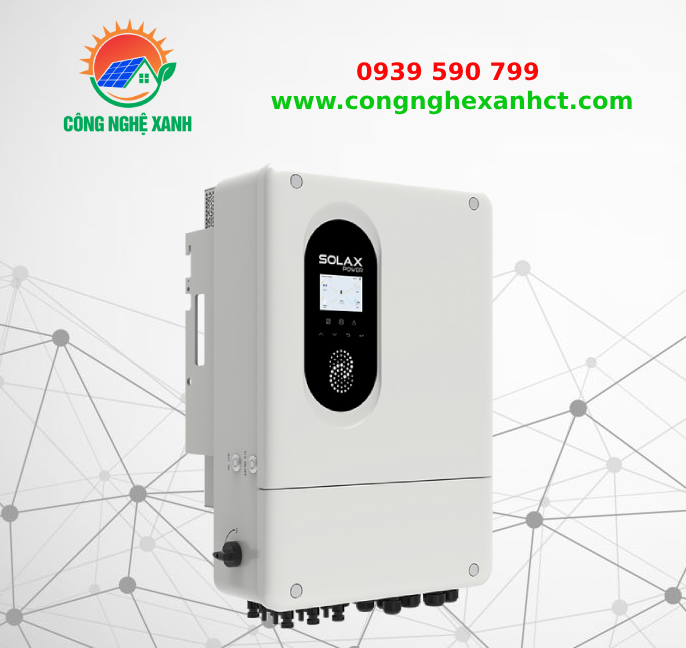 Inverter Hybrid Solax 8kW 1 Pha X1-LITE-8.0-LV | Biến tần Solax 8kw
