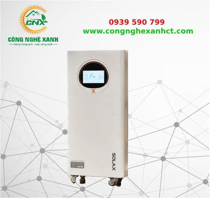 Pin Lưu Trữ Điện Mặt Trời SolaX 16kWh IP65 – LD16-S